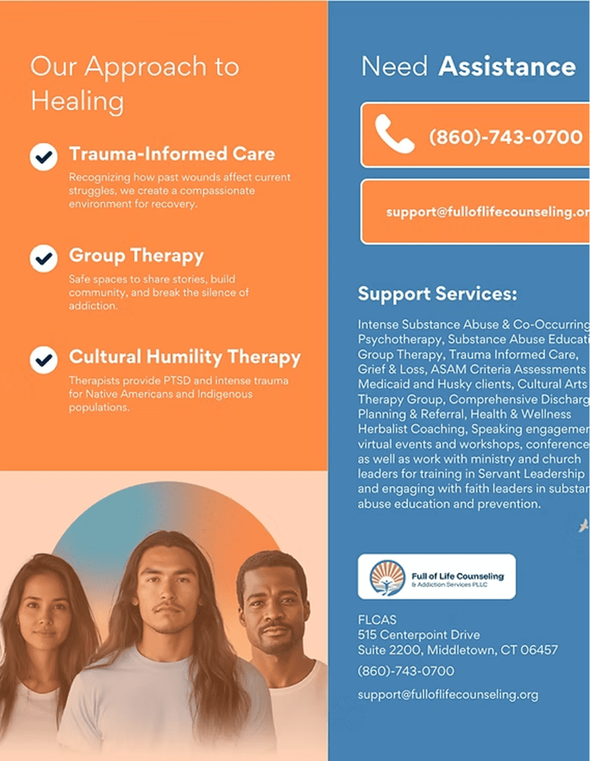 Therapy services informational flyer