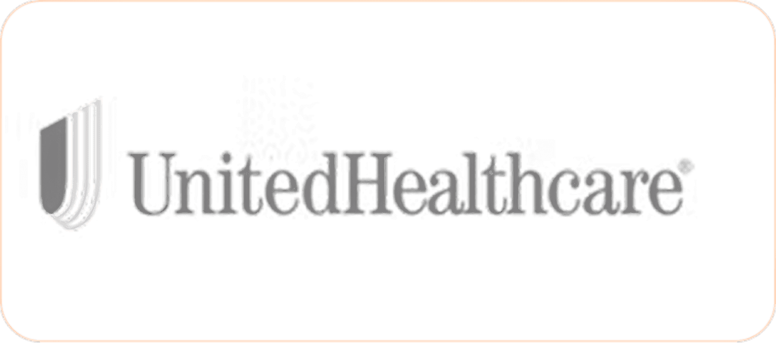 Healthcare logo on gray background